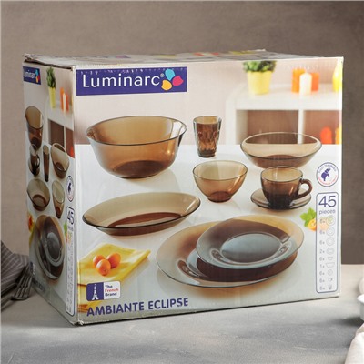 Сервиз столовый Luminarc «Амбьянте», 45 предметов