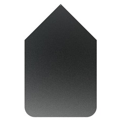 Лист притопочный угловой, чёрный, сталь 1,2 мм, 109,5 х 70 см