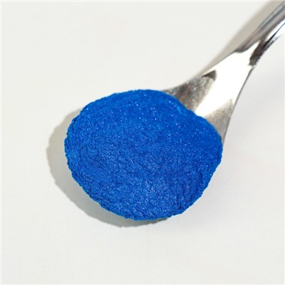 Глиттер кандурин пищевой КондиМир "Синий", фракция 10-60 µm, 5 г