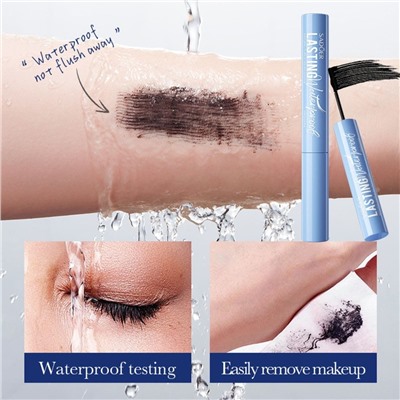 SADOER ​LASTING Waterproof Водостойкая тушь для ресниц черная объем и удлинение