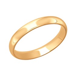 Обручальное кольцо из золота, 110126
