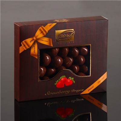 Шоколадное драже «Клубника в шоколаде»‎, 100 г