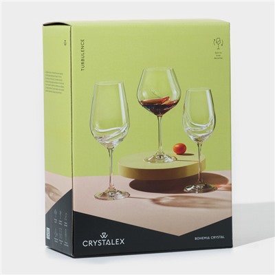 Набор стеклянных бокалов для вина «Турбуленция», 550 мл, 2 шт