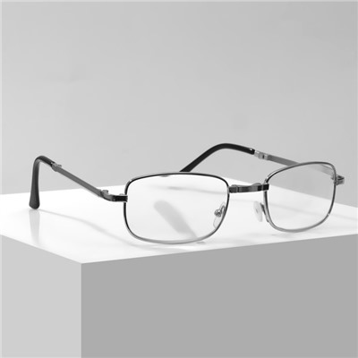Готовые очки GA0128 классА (Цвет: C1 серебро; диоптрия: +1; тонировка: Нет)