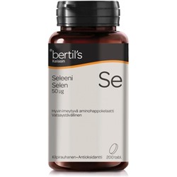 Bertil's Selenium - Аминокислотный хелат таблетки 50 мкг 200 табл.