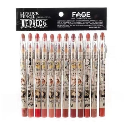 Набор карандашей для губ Face Charm Nepec Lipstick 12pcs (106)