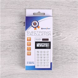 Калькулятор карманный  8 pазр.  /Darvish/ двойное питание 118*58*11,3мм