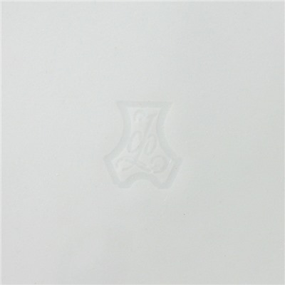 Тарелка фарфоровая «Белый шиповник», d=20 см