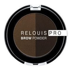 Тени для бровей RELOUIS PRO Brow Powder тон:03 DARK BROWN