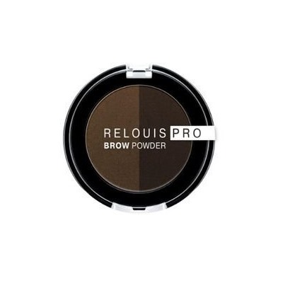 Тени для бровей RELOUIS PRO Brow Powder тон:03 DARK BROWN