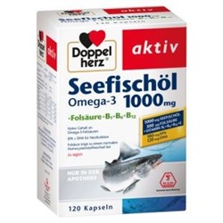 Doppelherz Seefischol Omega-3 1000 mg (120 шт.) Доппельгерц Капсулы 120 шт.