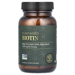 Global Healing Plant-Based Biotin, 2,500 mcg, 60 Capsules