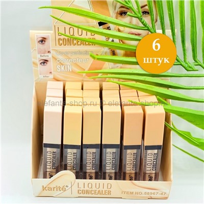 Набор жидких консилеров Karite Liquid Concealer No. 58967-47, 6 штук