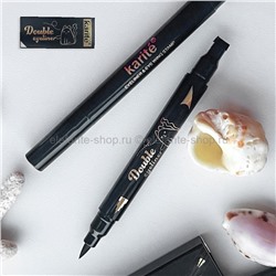 Подводка для глаз Karite Double Eyeliner and Eye Wings Stamp 2in1