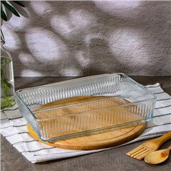 Форма прямоугольная для запекания и выпечки из жаропрочного стекла Borcam, 3 л, 30,6×20,9 см