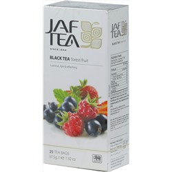 JAF TEA. Черный. Лесные ягоды 37,5 гр. карт.пачка, 25 пак.