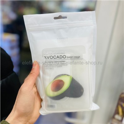 Набор масок для лица Tenzero Solution Nourishing Avocado Sheet Mask (125)