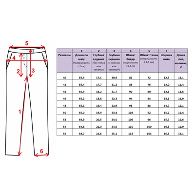 Женские брюки, артикул 255-5