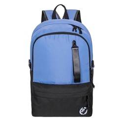 Молодежный рюкзак MERLIN 2116 черно-синий