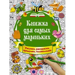 Книжка для самых маленьких. Рисунки, раскраски, придумки, головоломки