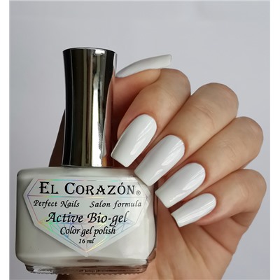 El Corazon 423/ 290 active Bio-gel  Cream чисто-белый