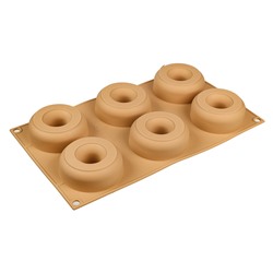 Форма для приготовления пончиков "Донатс" 30х17,5х3см, силикон BY COLLECTION