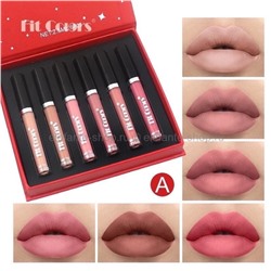 Набор матовых помад для губ Fit Colors Matte Lipstick Set #A 6x2.5ml (106)