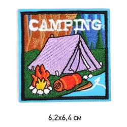 Термоаппликации арт.TBY-2217 Camping 6,2х6,4см