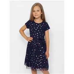 Платье для девочки Cherubino CWKG 63636-41 Темно-синий