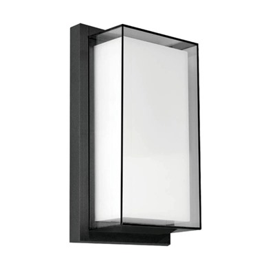 Уличный настенный светильник Arte Lamp Menkar A1331AL-1BK, LED, 12 Вт, 8х15х24 см, 960 Лм, чёрный