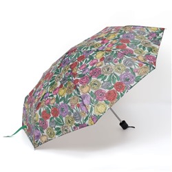 Зонт механический «Цветы», 3 сложения, 8 спиц, R = 48 см, цвет МИКС