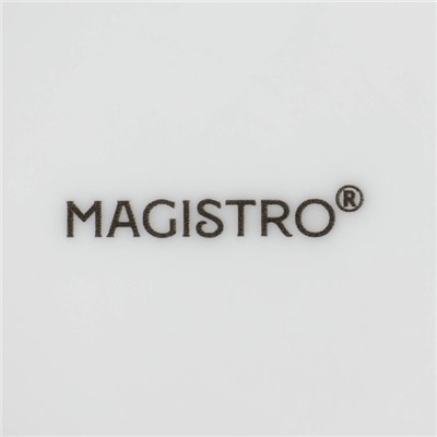 Форма для выпечки из жаропрочной керамики Magistro White gloss, 2,5 л, 34×22×6,5 см