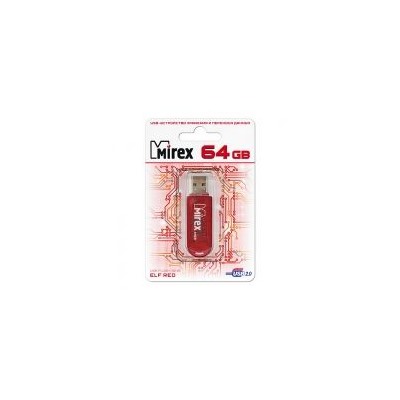 64Gb Mirex ELF Red (13600-FMURDE64)