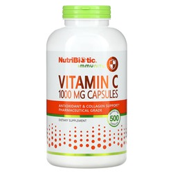 NutriBiotic Иммунитет, Витамин C, 1000 мг, 500 капсул - NutriBiotic