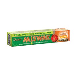 Зубная паста-гель Dabur Miswak Fresh gel 135 гр
