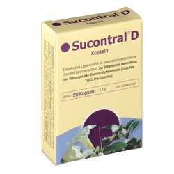 Sucontral (Суконтрал) D Diabetiker Kapseln Витаминно-минеральный комплекс при диабете, капсулы, 20 шт
