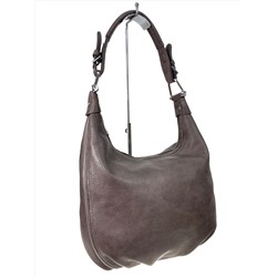 Женская сумка хобо из искусственной кожи, цвет коричневый