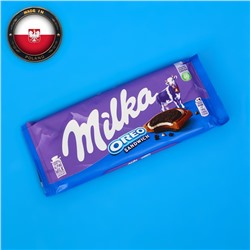 Шоколадная плитка Milka Oreo Sandwich, 92 г