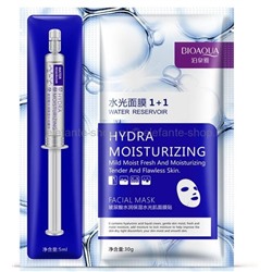 Комплект из гиалуроновой кислоты в шприце и тканевой маски Bioaqua Hydra Moisturizing