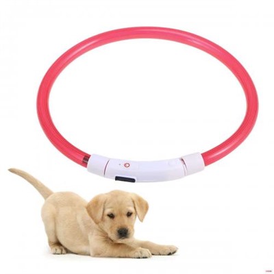 Светящийся ошейник USB Rechargeable Flashing Collar оптом