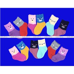 Носки детские "Бебики" Размер: 6-12 (длина стопы носка 10-11 см)