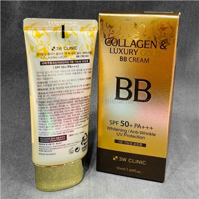 Крем для лица 3W Clinic Collagen and Luxury Gold BB Cream 50ml (125)