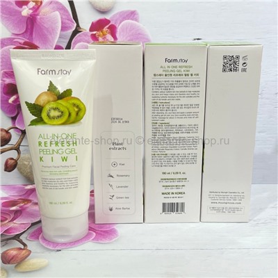 Пилинг-гель FarmStay All-In-One Refresh Kiwi Peeling Gel 180ml (78)