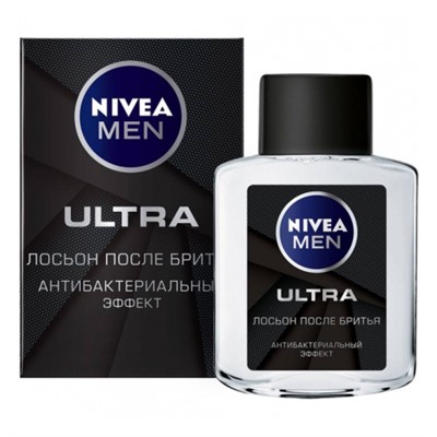 Лосьон п/бритья Nivea Антибак.Ultra 100мл.