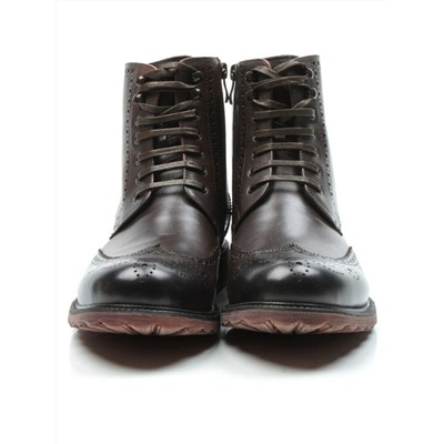 01-H9053-B6-SW5 BROWN Ботинки демисезонные мужские (натуральная кожа)
