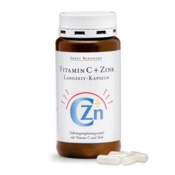 Krauterhaus Sanct Bernhardt Vitamin C + Zinc Slow Release Capsules, 180 капсул for 6 месяцев
