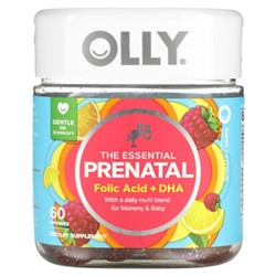 OLLY The Essential, Пренатальная, фолиевая кислота + ДГК, сладкий цитрус, 60 жевательных таблеток