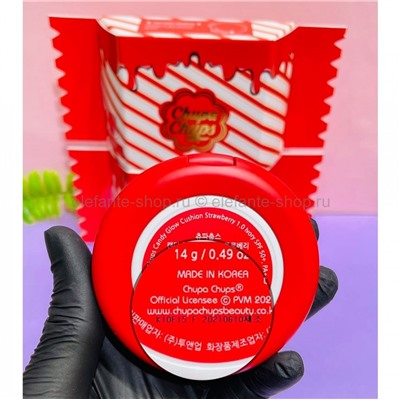 Тональная основа-кушон Chupa Chups Candy Glow Cushion Strawberry SPF 50+ PA +++ (78)