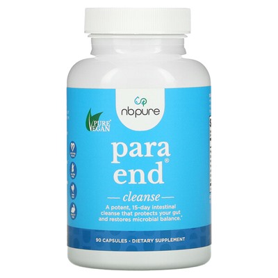NBPure Para end, Cleanse, 90 Capsules