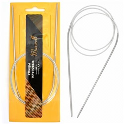Спицы для вязания круговые Maxwell Gold, металл арт.80-25 2,5 мм /80 см